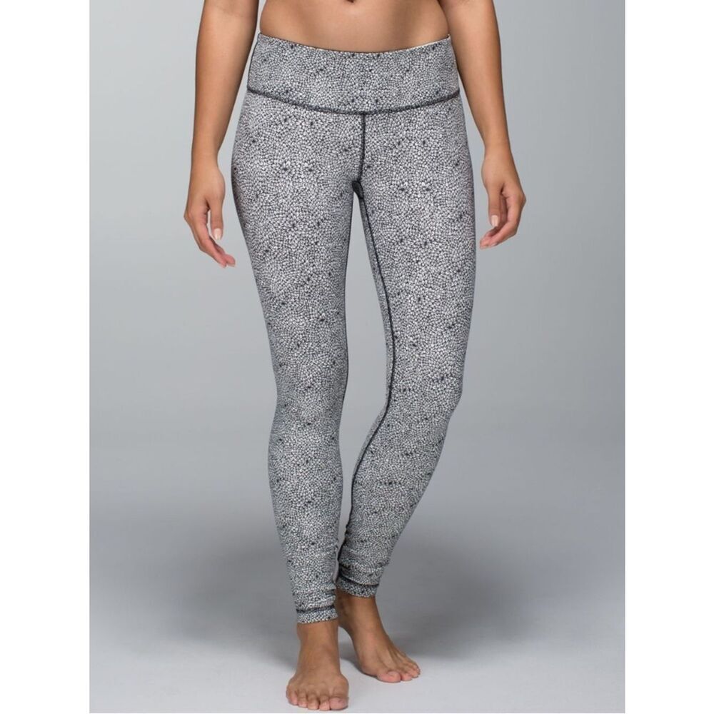 lululemon athletica Grey Speckled High-Rise Leggings